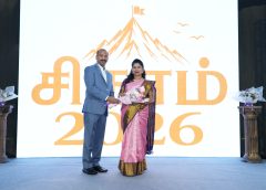 Sikaram 2026 விழாவில் MLA லீமா ரோஸ் வெளியிட்ட “Top 100 Tamil Leaders in Arabia”