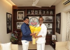 சூப்பர் ஸ்டார் ரஜினிகாந்திடம் பிறந்தநாள் வாழ்த்துப் பெற்ற ரெட் ஜெயன்ட் மூவிஸ் இணைத் தயாரிப்பாளர் M. செண்பகமூர்த்தி!